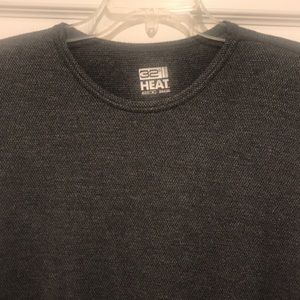 Lightweight 32 Degree Heat Crew Neck Shirt Gray Soft Sz M